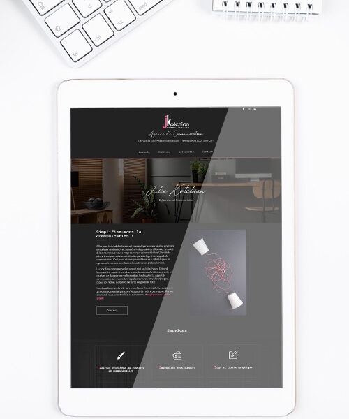 Izii : Agence Web, Création De Site Internet Vitrine Pour J Kotchian Communication