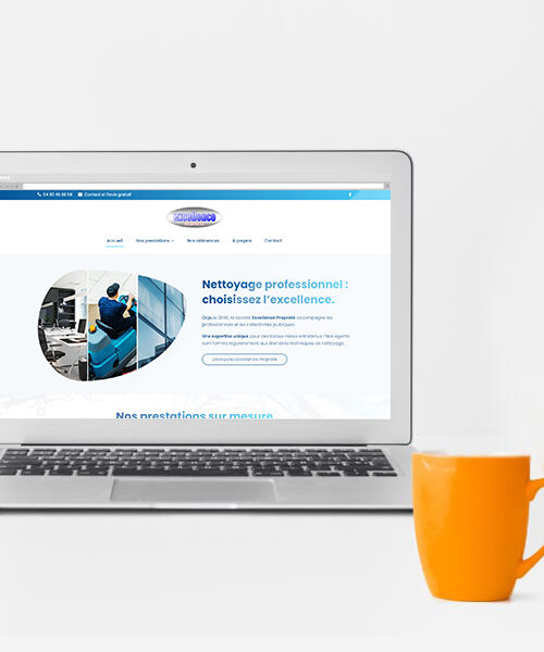 Izii : Agence Web, Création De Site Internet Vitrine Pour Excellence Propreté