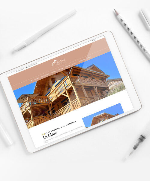 Izii : Agence Web, Création De Site Internet Vitrine Pour Le Chalet La Cime