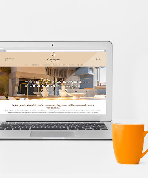 Izii : agence web, création de site internet - Site vitrine Conciergerie en Provence