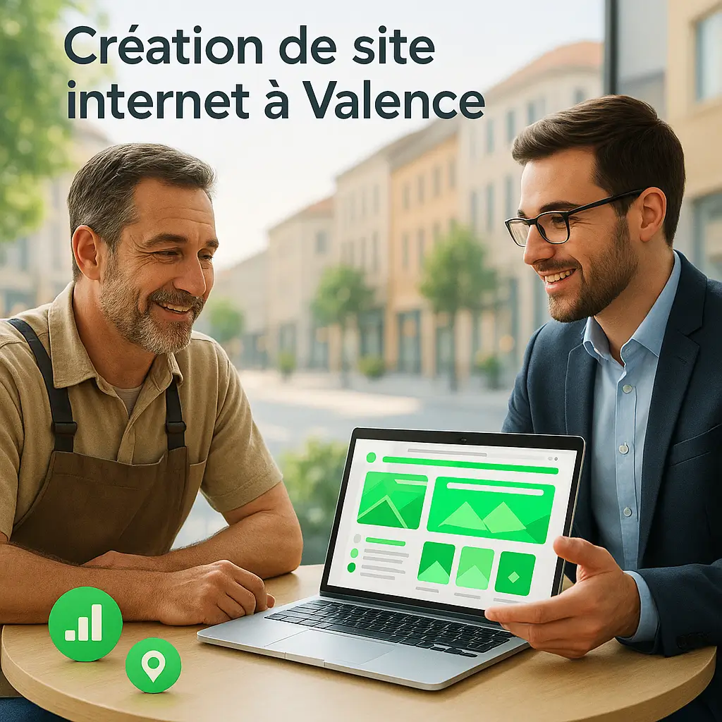 Cr&eacute;ation site internet &agrave; valence pour entreprise en dr&ocirc;me avec izii