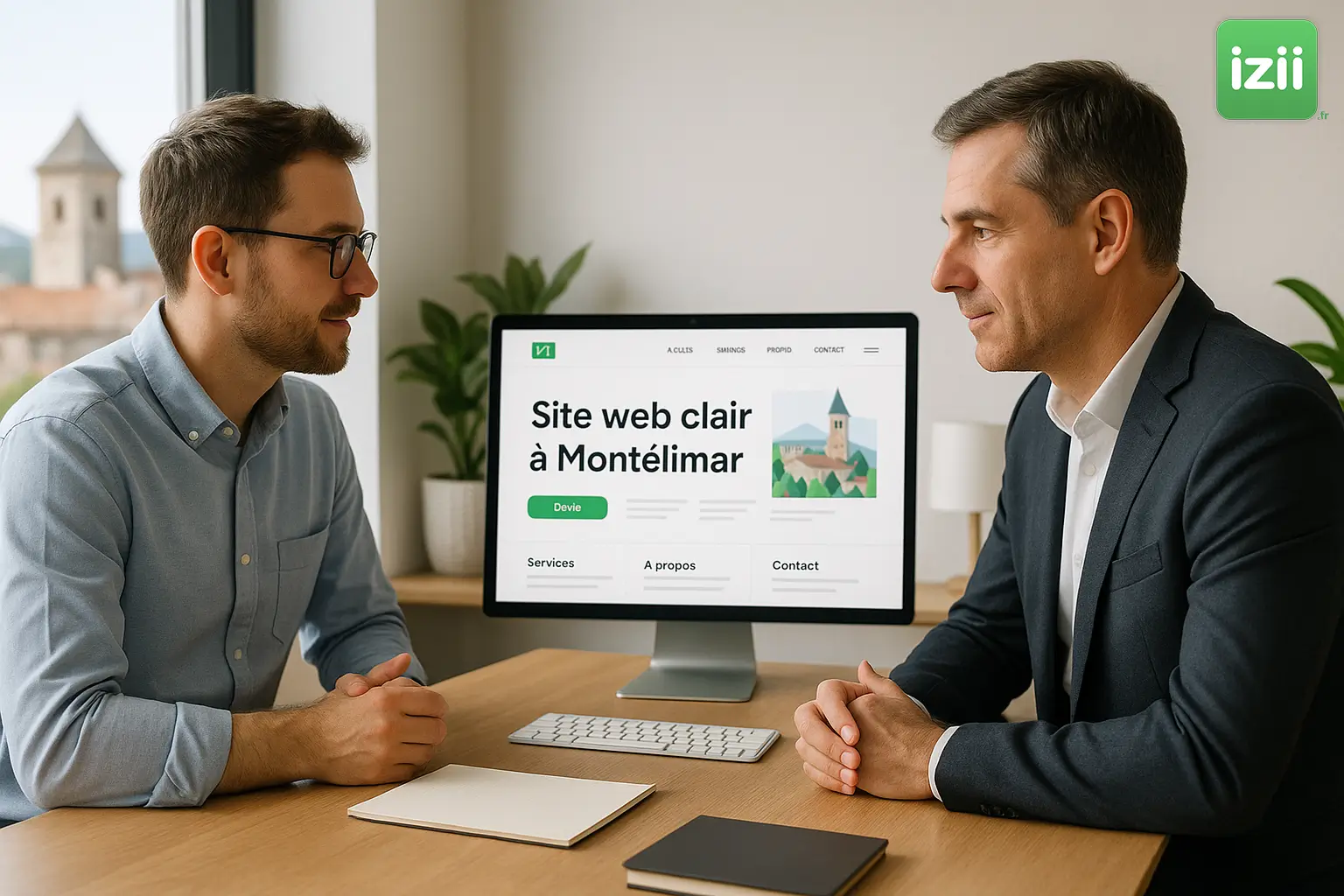 Cr&eacute;ation de site internet pour profession lib&eacute;rale &agrave; mont&eacute;limar par izii