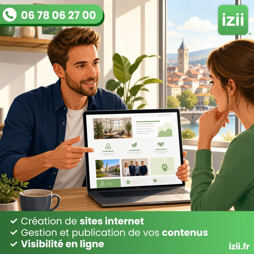 Page &agrave; propos site internet &agrave; valence pour entreprise locale