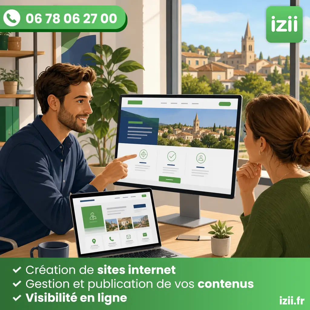 Parcours utilisateur site internet &agrave; pertuis pour entreprise locale en vaucluse