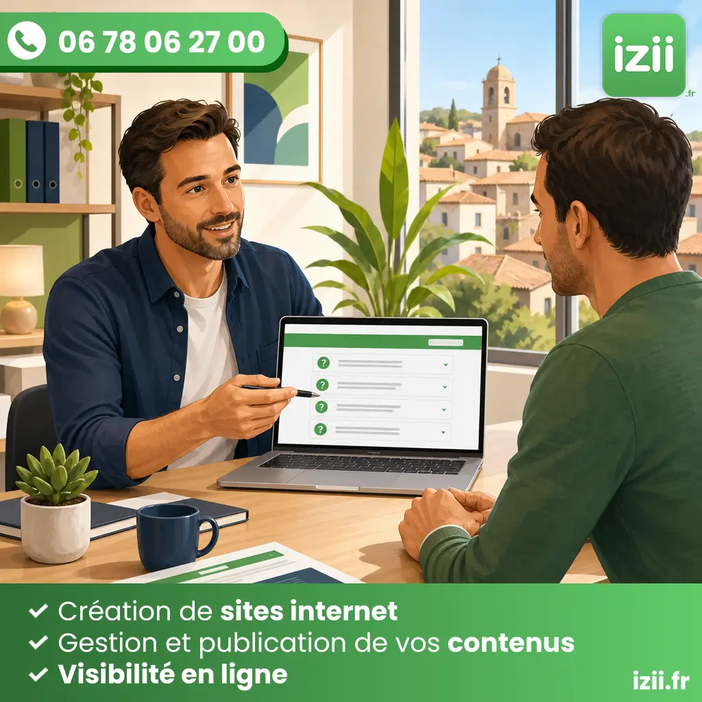 Faq site internet &agrave; boll&egrave;ne pour rassurer les clients locaux